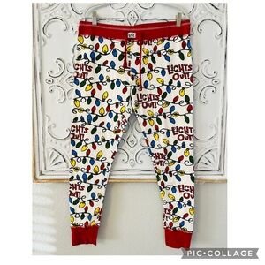 LAZYONE LIGHTS OUT CHRISTMAS PAJAMA LEGGINGS